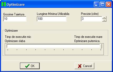 Setări optimizare